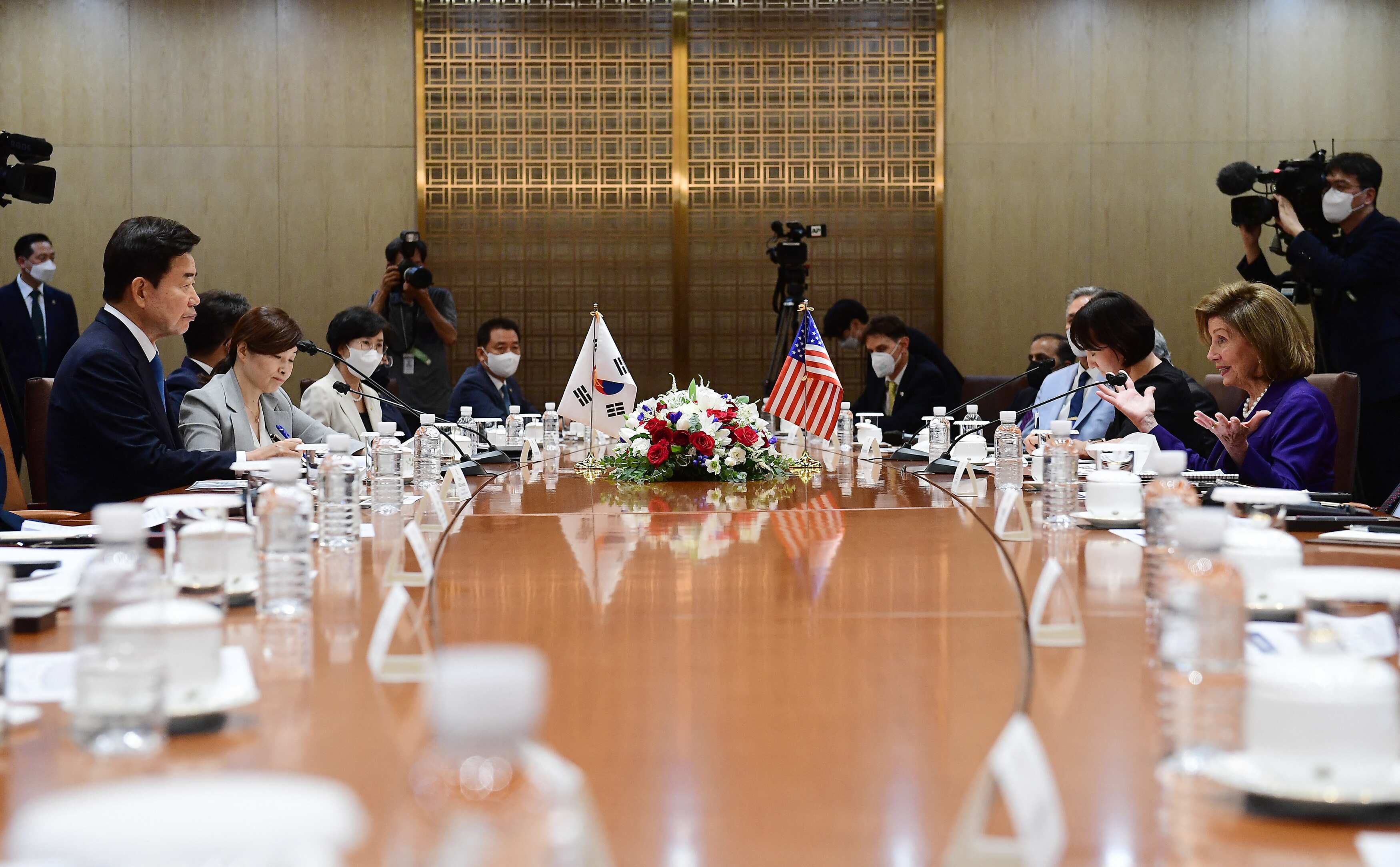 Nancy Pelosi in South Korea
