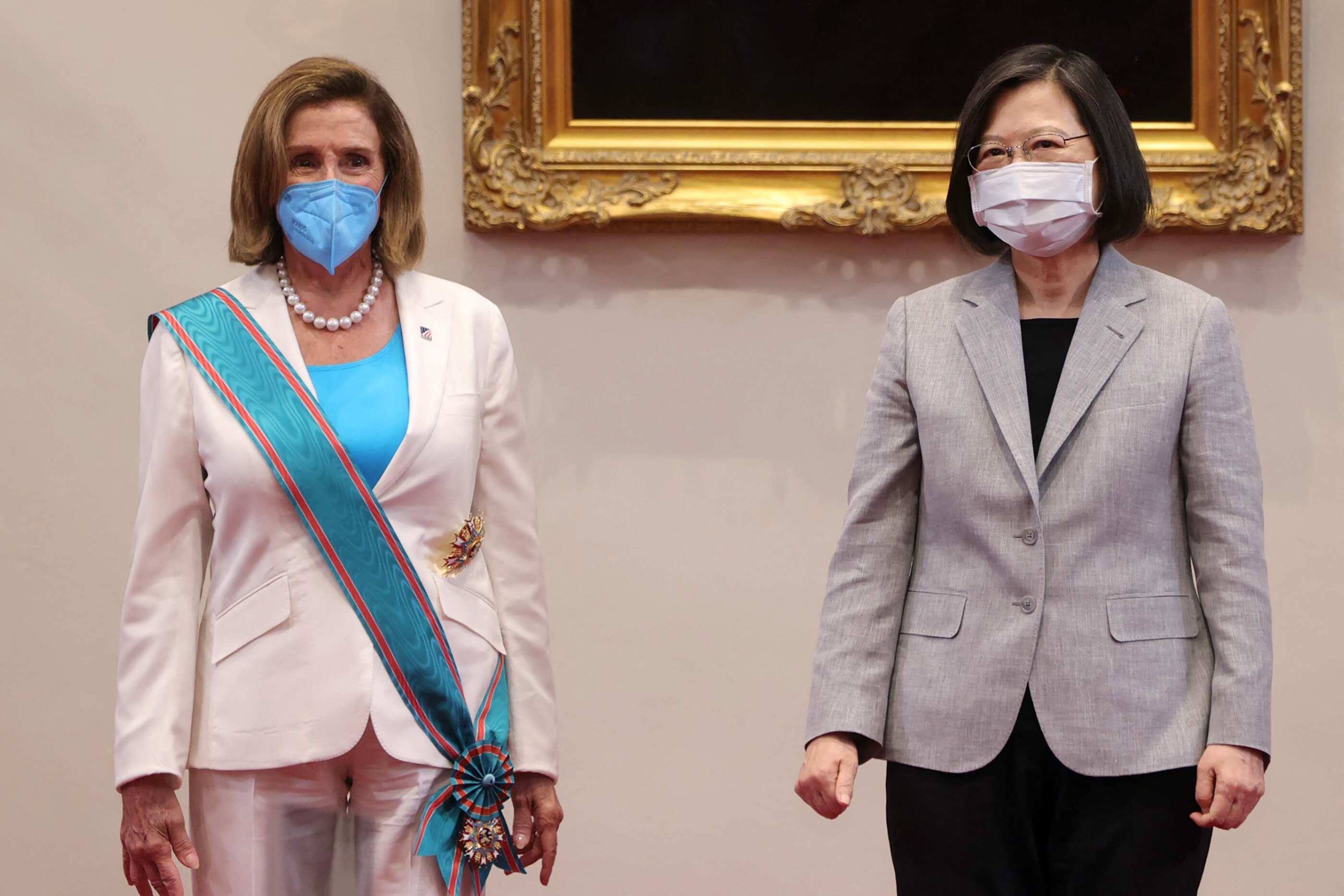 Pelosi meets Taiwanese President