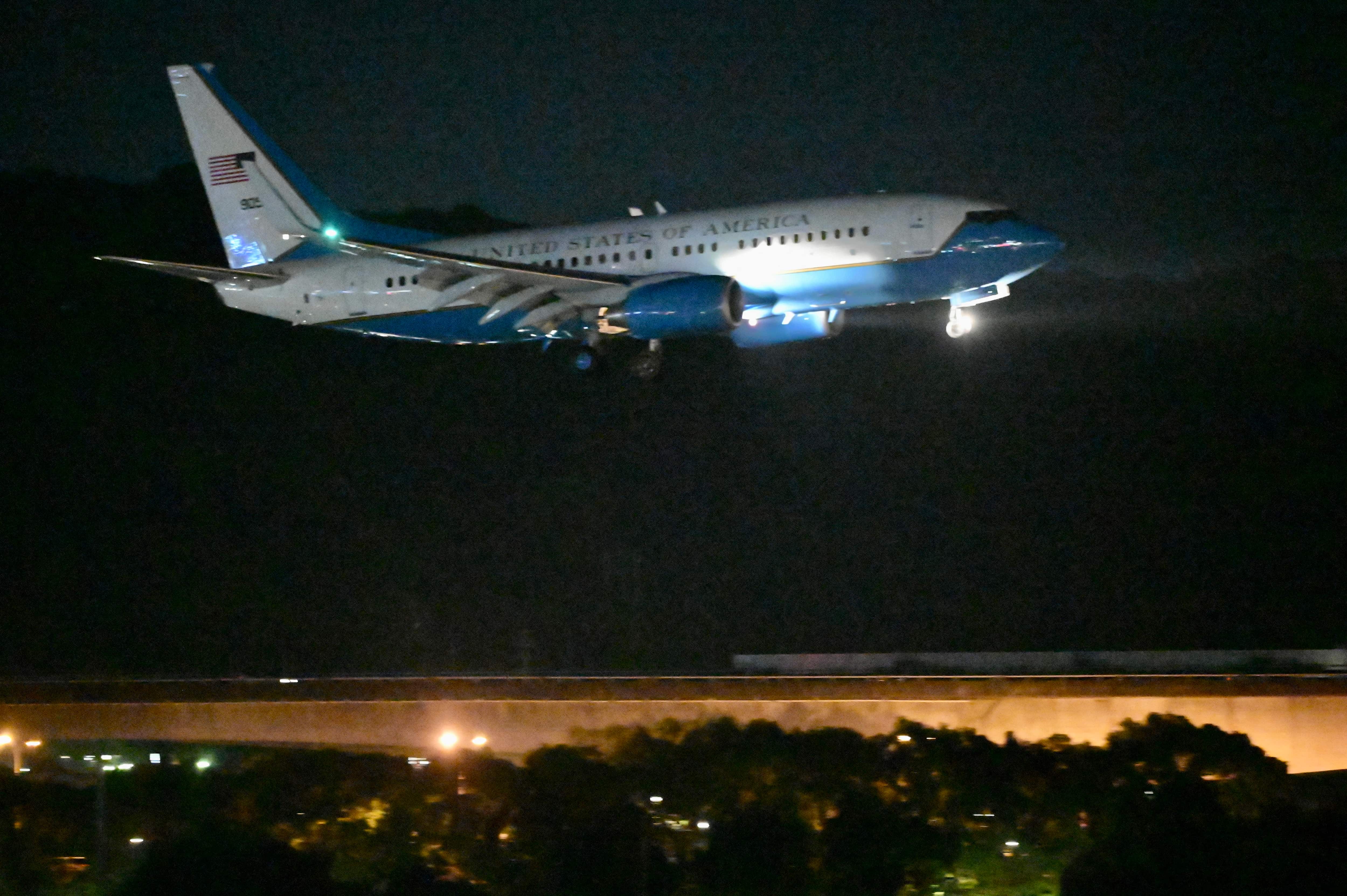 The SPAR19 plane carrying Pelosi