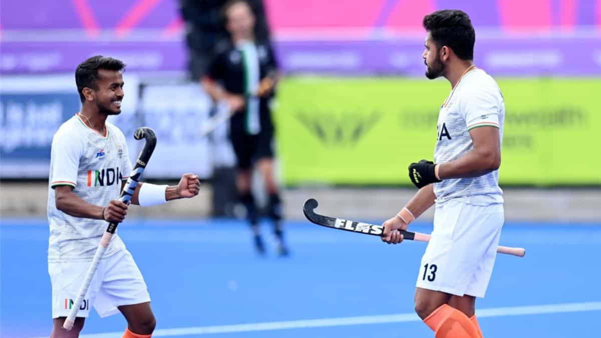 CWG 2022: Indian men's hockey team reaches semi-finals with 4-1 win over Wales CWG 2022: Indian men's hockey team reaches semi-finals with 4-1 win over Wales