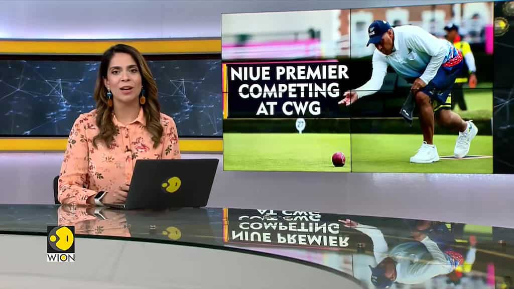 Niue's head of government chases CWG Medal