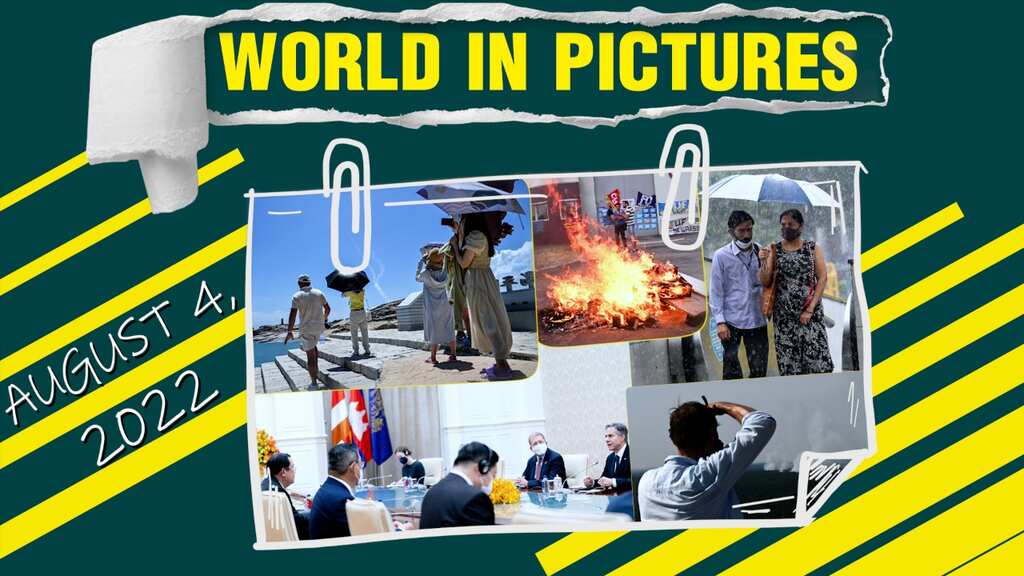 World in Pictures: Blinken meets Cambodian PM; China kicks off largest-ever military exercises