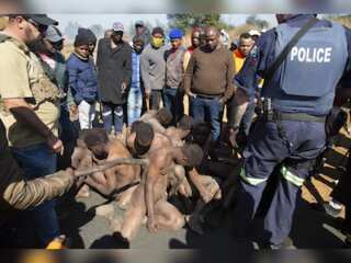 Gang rape in South Africa sparks outrage, angry protesters hunt down illegal miners
