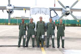 In a first, Indian Navy’s all-women aircrew conducts surveillance mission over Arabian Sea