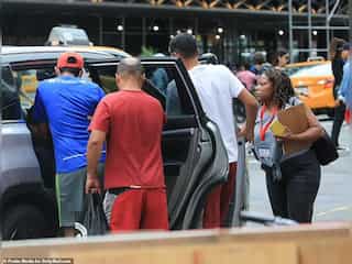 The first bus carrying 50 migrants arrives in NYC: Volunteers help migrants find shelter
