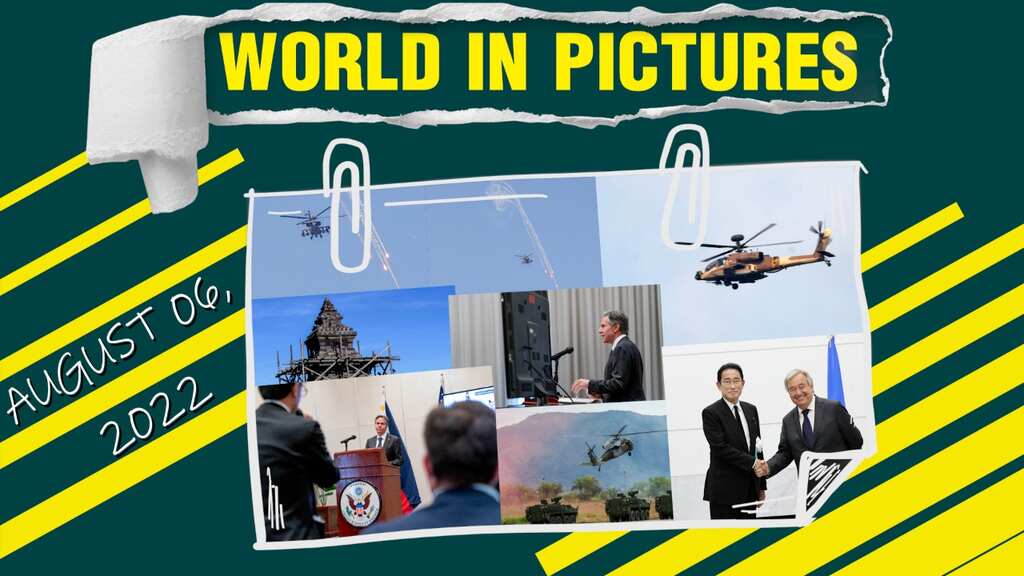 World in Pictures: Israel hit Gaza with air strikes; PM Kishida meets UN Secretary-General Guterres