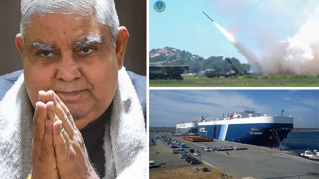 Top 10 world news: Taiwan claims China 'simulating attack', Dhankhar elected VP of India, and more