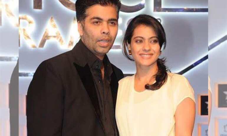 Kajol and Karan Johar