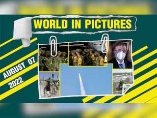 World in Pictures: Israel's Iron Dome system in action; Members of the Mexican army arrive in Cuba