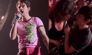 Harry Styles pauses his concert for a fan who wanted to propose to his girlfriend - watch