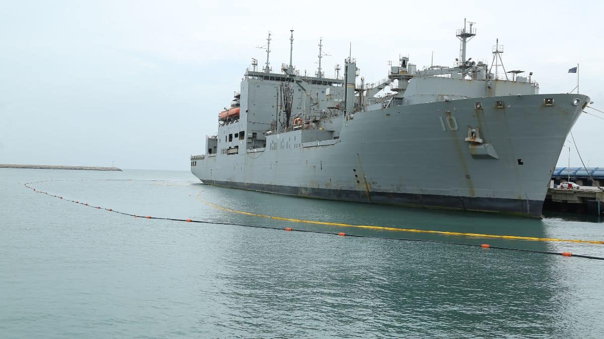 USNS Charles Drew: A floating gas station, grocery & hardware store, post office USNS Charles Drew: A floating gas station, grocery & hardware store, post office