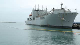 USNS Charles Drew: A floating gas station, grocery & hardware store, post office