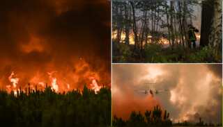Wildfires continue to rage in France; mass evacuation ordered