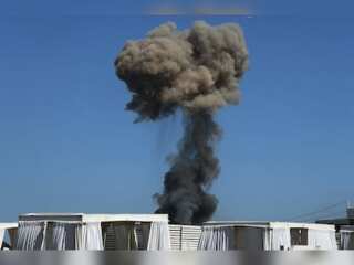 Russia's Crimea base explosion, satellite images show extensive damage