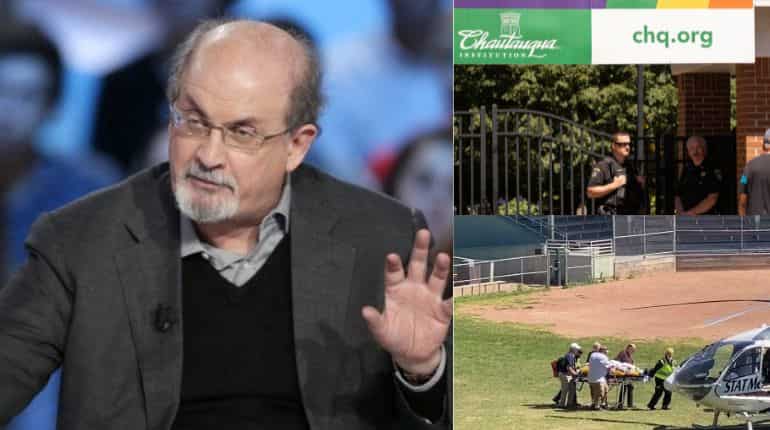 Salman Rushdie on ventilator after surgery; may lose an eye, unable to speak Salman Rushdie on ventilator after surgery; may lose an eye, unable to speak