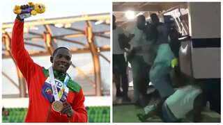 Shocking! Javelin thrower Anderson Peters gets beaten and thrown off the boat, video surfaces online - Watch