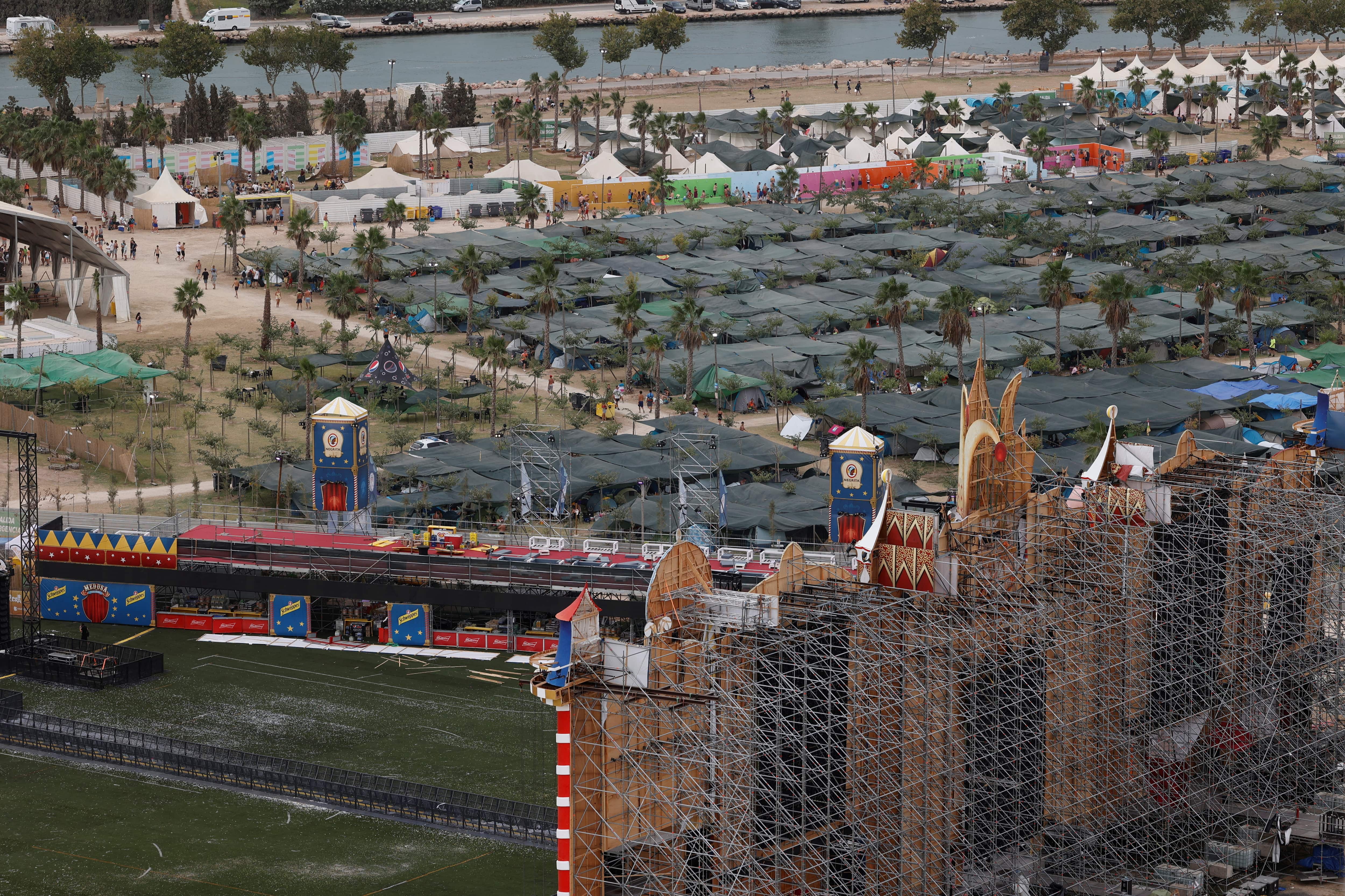 Medusa festival: One killed as strong winds cause stage to collapse in Spain