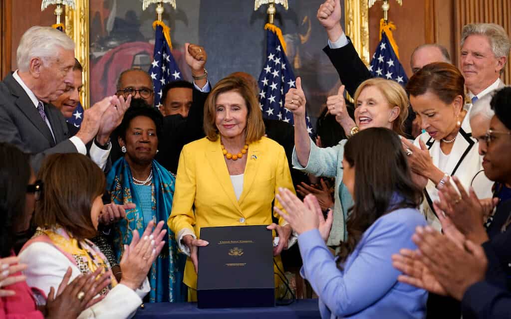 U.S. House approves inflation reduction act; President Biden lauds passage of the bill