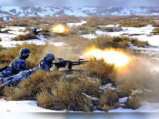 China conducts live-fire drills in the Xinjiang region amid tensions with Taiwan