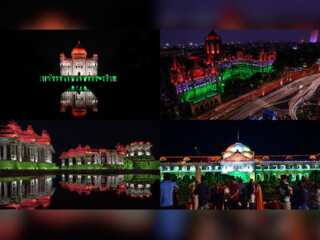In pics| Indian monuments and govt buildings lit up to celebrate 75 years of Independence 