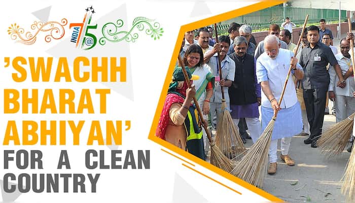 India@75 : 'Swachh Bharat Abhiyan' for a clean country