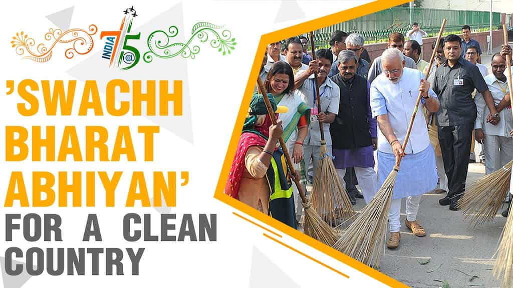 India@75 : 'Swachh Bharat Abhiyan' for a clean country