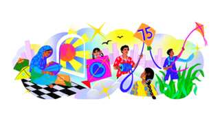 Google doodle celebrates India's 76th Independence Day with colourful gif