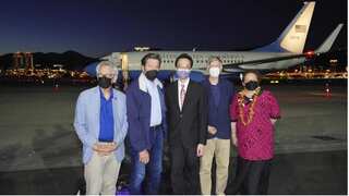 US Congress delegation visits Taiwan, second high-profile visit in a month