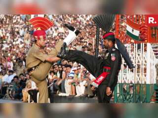 India at 75: Beating Retreat ceremony at Attari-Wagah border on Independence Day