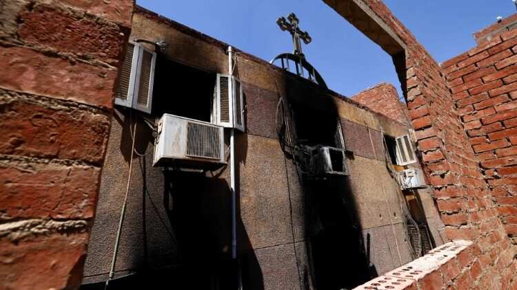 Egypt: Fire at Cairo's Abu Sifin church kills 41, mostly children; electric fault leads to mishap