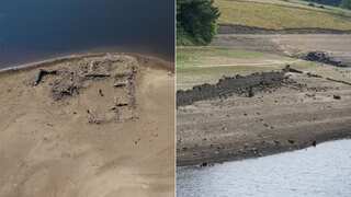 UK: Heatwave exposes 17th Century gardens, lost villages in drying reservoirs