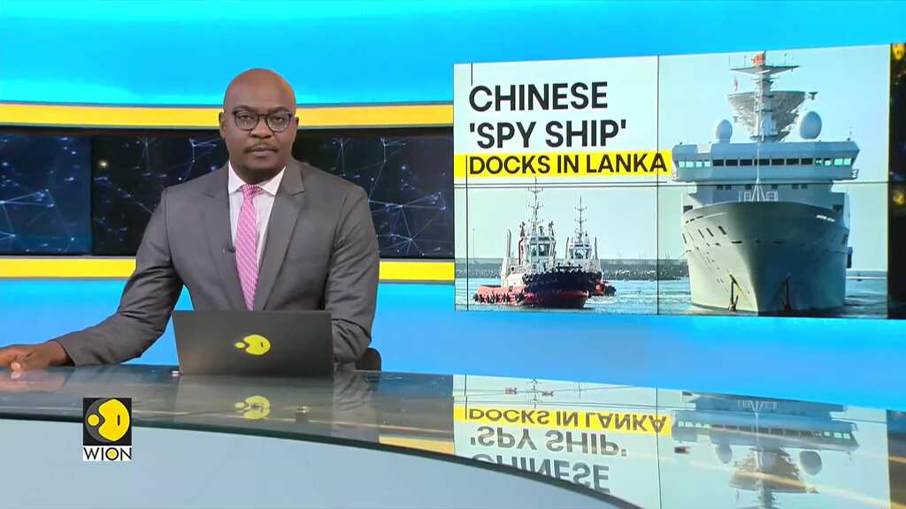Chinese 'spy' ship docks at Sri Lanka's Hambantota port; New Delhi raise concerns
