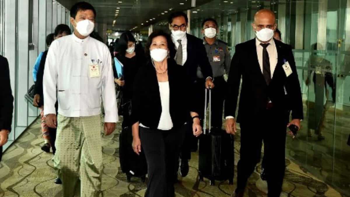 United Nations Myanmar envoy begins talks with junta chief 