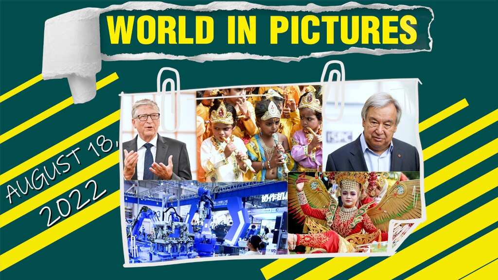 World in Pictures: 2022 World Robot Conference in Beijing; Celebrations on the eve of Janmashtami