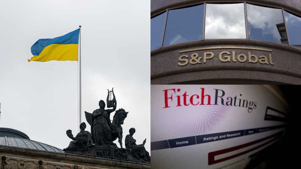S&P, Fitch upgrade Ukraine's credit rating but warn there's still a chance of default
