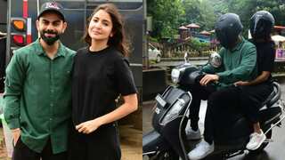 Virat Kohli takes Anushka Sharma out for a scooty ride in Mumbai, see viral pics and video