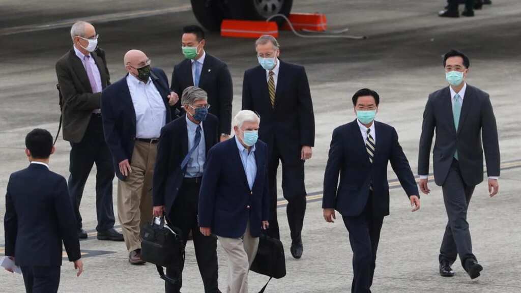 US Delegation led by Indiana Guv Holocomb lands in Taiwan, Japanese lawmakers also make a visit