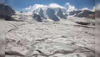 Study: Swiss glaciers shrunk by half since 1931