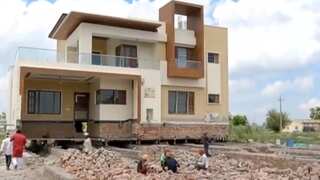 WATCH: A farmer in India moves his $188,000 house to make way for an expressway