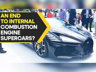 Luxury automobile brands showcase their last combustion supercars before EV push