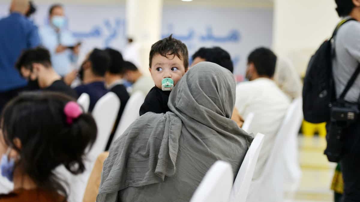 Hundreds of Afghan refugees and migrants protest in UAE for unclear resettlement procedures Hundreds of Afghan refugees and migrants protest in UAE for unclear resettlement procedures