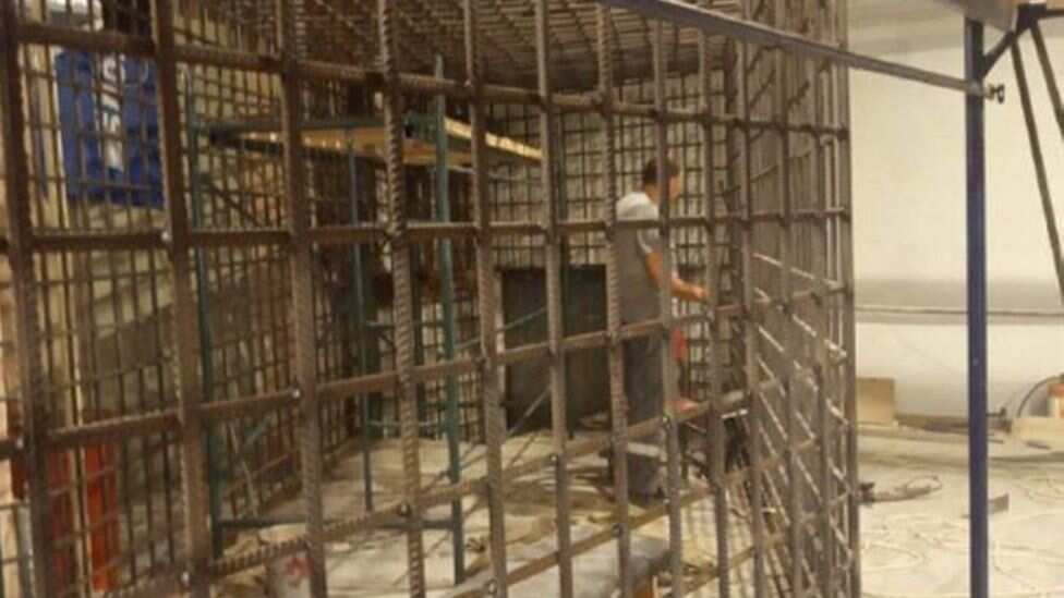 Ukraine war: UN condemns cages put up in Mariupol concert hall for prisoners of war