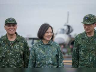 Taiwan President vows to defend Island as China continues to carry out drills