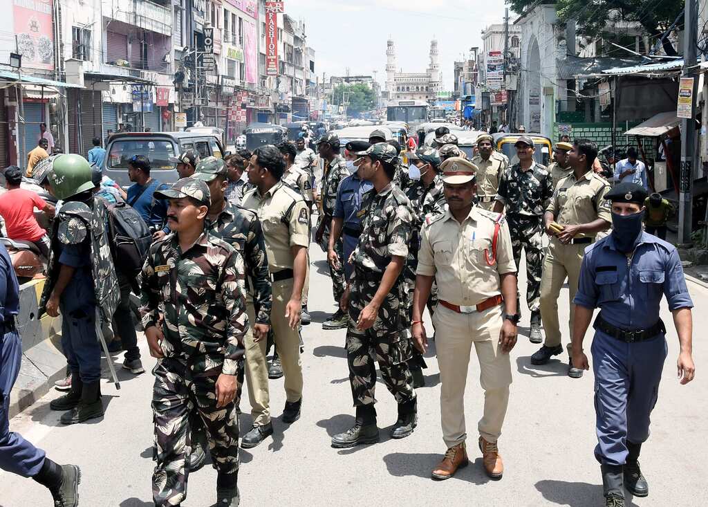 Protests in Hyderabad; BJP leader suspended after remarks against Prophet Muhammad