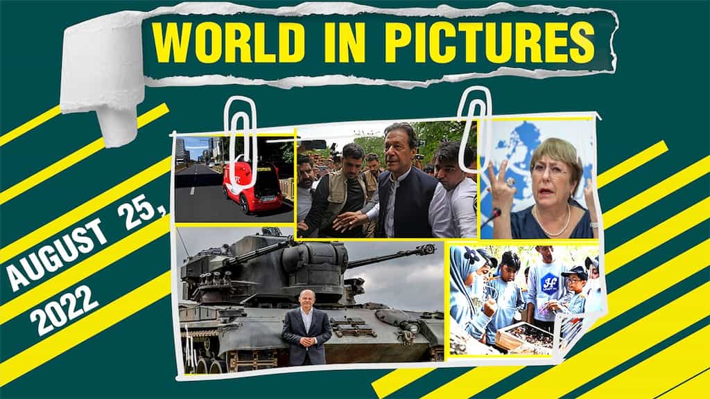 World in Pictures: Pak's Imran Khan at an anti-terrorism court; KFC food vending vehicle in Beijing