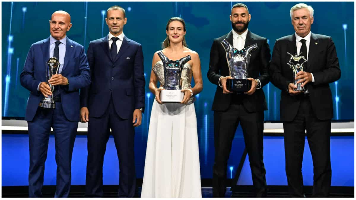 Karim Benzema beats De Bruyne to clinch win UEFA Men's Player of the Year Karim Benzema beats De Bruyne to clinch win UEFA Men's Player of the Year