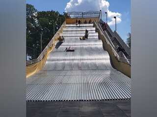 Viral video: Hazardous giant slide in US shut down hours after opening