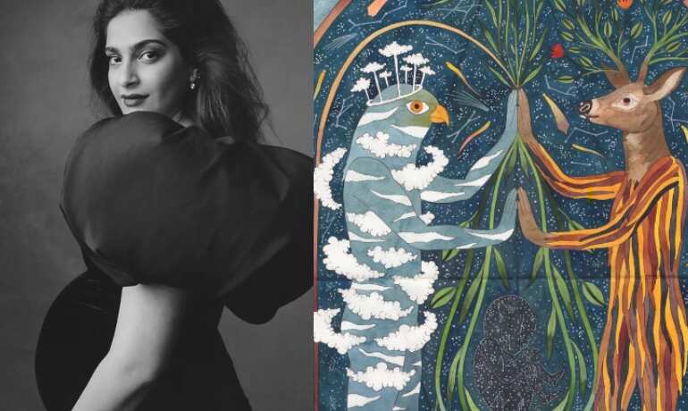 Sonam Kapoor explains the meaning behind ‘special art piece’ used to announce the baby birth