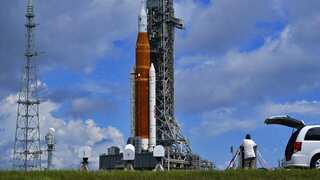 Leak and weather hamper launch countdown of NASA's Artemis mission
