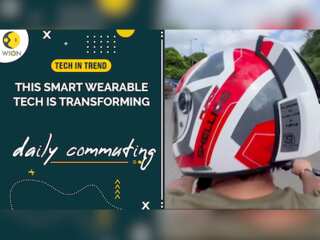 Tech in Trend: Anti-pollution motorcycle helmet in India gives 'A breath of fresh air'